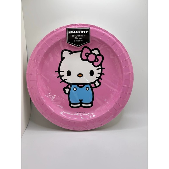 Hello Kitty Plate Napkin Bundle Lunch Plates, Dessert Plates, 2 types of napkins - Picture 4 of 7